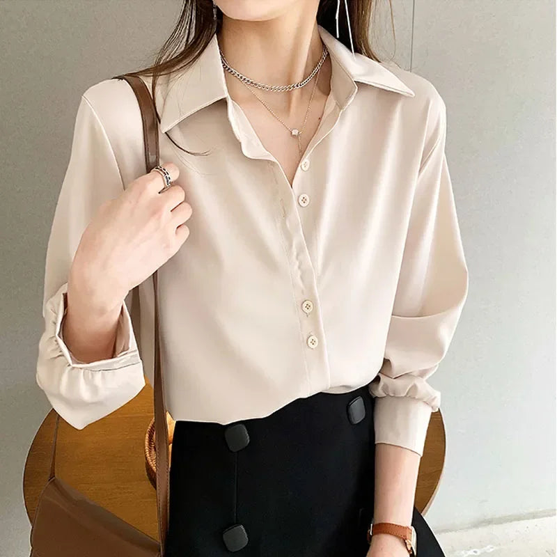 Black Chiffon Blouse